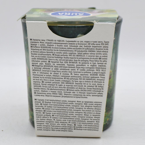 Свічка ароматизована Aura 1шт Чудоленд sn72s-56