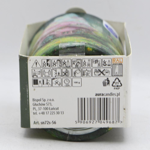 Свічка ароматизована Aura 1шт Чудоленд sn72s-56