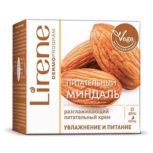 Крем для обличчя Lirene Мигдальне масло 50 мл. 