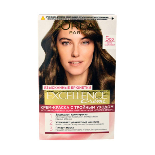 Фарбa для волосся L`Oreal Excellence №5,00 Світло каштановий