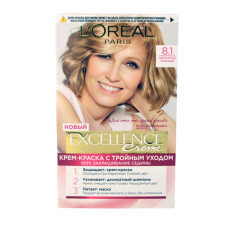 Фарбa для волосся L`Oreal Excellence №8,1 Світло-русий пепельний 