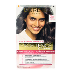 Фарбa для волосся L`Oreal Excellence №2,00 Темно Коричневий 