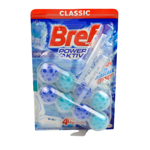 Блок для унітазу Bref Power Aktiv Ocean 2 шт.