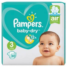 Підгузники дитячі Pampers Baby-Dry №3 38шт 6-10кг 