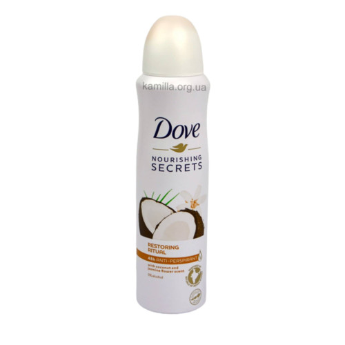Жіночий дезодорант спрей Dove Nourishing Secrets Awakening Ritual Coconut and Jasmine 150 мл.