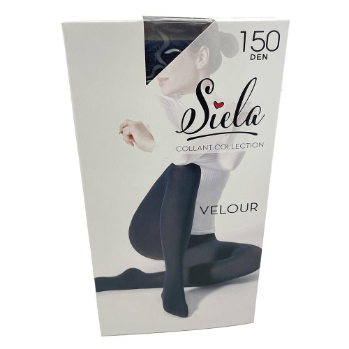 Колготи жіночі Велюр Siela 150ден №4 Неро