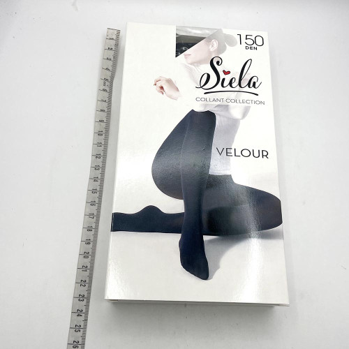Колготи жіночі Велюр Siela 150ден №4 Неро