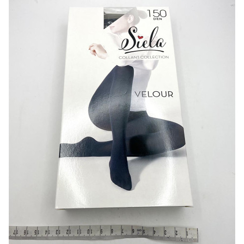Колготи жіночі Велюр Siela 150ден №4 Неро