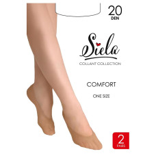 Підслідники Siela 2шт 20ден Неро One Size