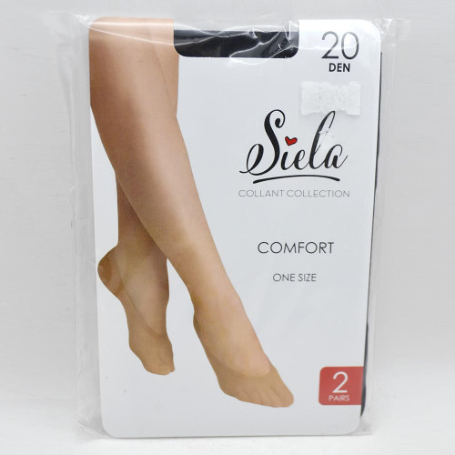 Підслідники Siela 2шт 20ден Неро One Size