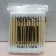 Ватні палочки 80шт Дерев'яні 100-80