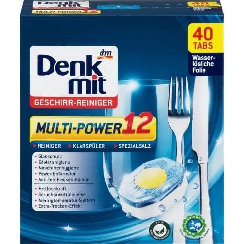 Таблетки для посудомийних машинок Denkmit Milti-Power 12 40 шт