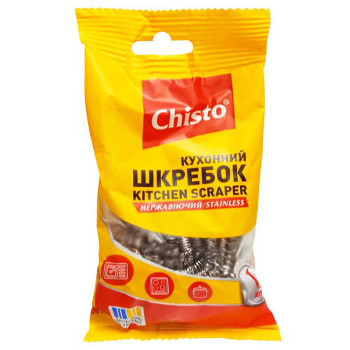 Шкребок нержавіючий металевий Chisto 1шт Сталевий
