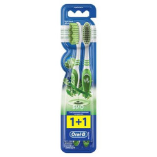 Зубна щітка ORAL-B (Орал-бі) Bio (Біо) 40 середньої жорсткості 2 шт