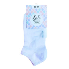 Шкарпетки жіночі Siela 36-39р Білі рубчик
