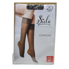 Гольфи Siela Comfort  2 пари 20ден Неро розмір Універсальний