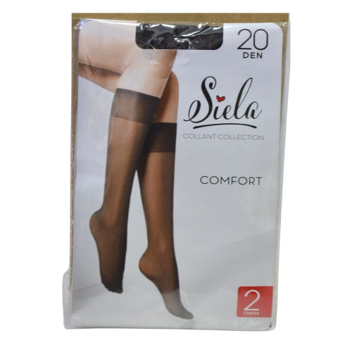 Гольфи Siela Comfort  2 пари 20ден Неро розмір Універсальний