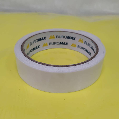 Скотч двохсторонній Buromax 25мм 10м 