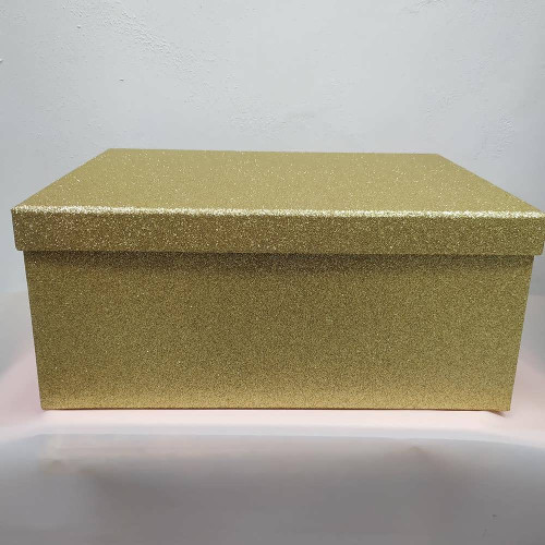 Подарункова коробка 33*25,5*14,5см Золото