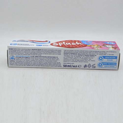 Зубна паста дитяча Aquafresh 50мл 3-8 років Полуниця