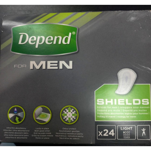 Урологічні чоловічі вставки Depend 24шт Лайт