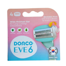 Картрідж для гоління Dorco 4шт ЕВЕ6  
