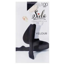 Колготи жіночі Siela Velour 100ден №4 Nero
