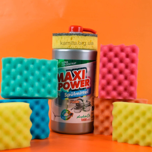 Засіб для миття посуду Maxi Power Платінум 1 л