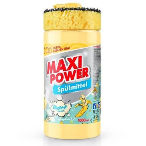 Засіб для миття посуду Maxi Power Банан 1 л.