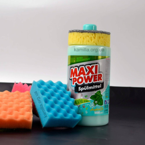 Засіб для миття посуду Maxi Power Ментол 1 л