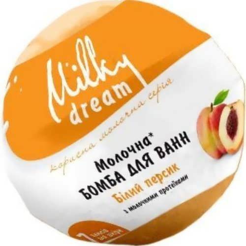 Бомба для ванн Milky Dream Білий персик 100 г. 