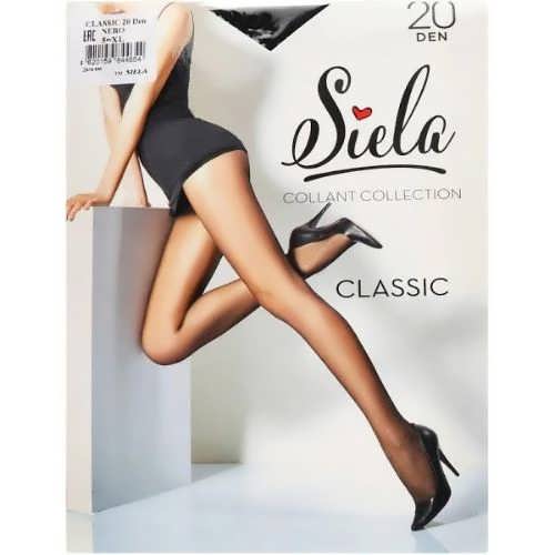 Колготки жіночі Siela Classic 20 DEN Nero, р. 5