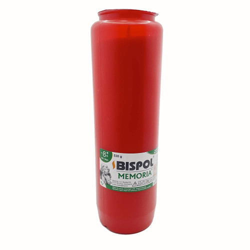 Запаска для лампадок Bispol 1шт 8 днів (червона)