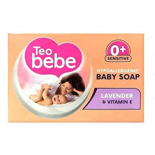 Мило дитяче Teo bebe тверде 75г Лаванда