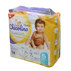 Підгузники-трусики Chicolino дитячі №5 (11-25кг) 34шт 