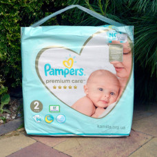 2/Підгузники дитячі Pampers Premium Care №2 4-8кг 94 шт.