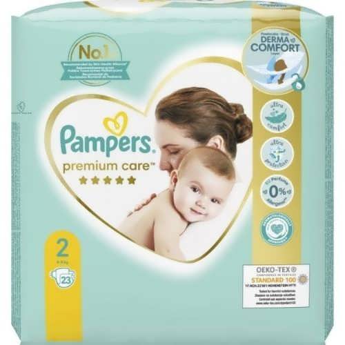 2/Підгузники дитячі Pampers Premium Care №2 4-8кг 94 шт.