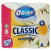Туалетний папір Ooops! Classic Sensitive 3шари 4 шт 140 листів Ромашка