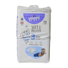 Підгузники дитячі Happy SOFT&DELICATE №3 70шт 5-9кг 