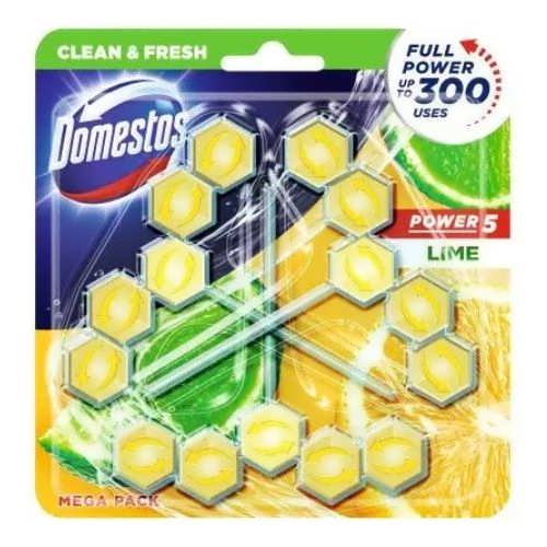 Гігенічний блок для туалету Domestos Лимон 3 шт.