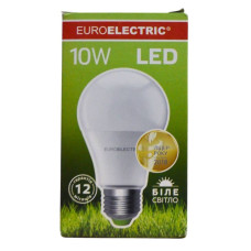 Лампочка Euroelectric Лед А60 10В Е27 4000К 10274 