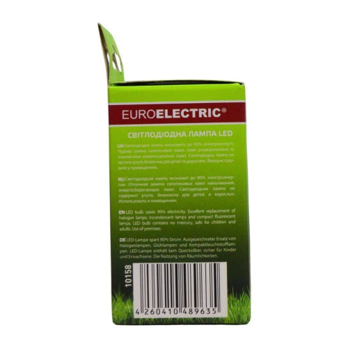 Лампочка Euroelectric Лед Г45 5В Е14 4000К 05144