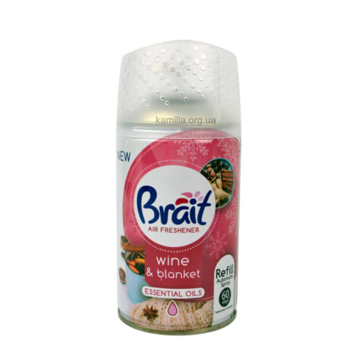 Запаска до автоматичного освіжувача Brait Wine & Blanket 250 мл.
