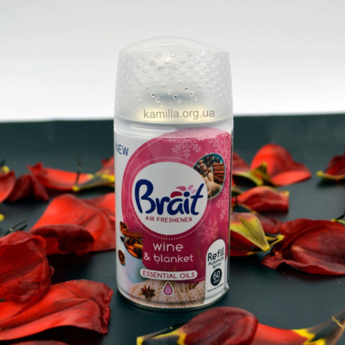 Запаска до автоматичного освіжувача Brait Wine & Blanket 250 мл.