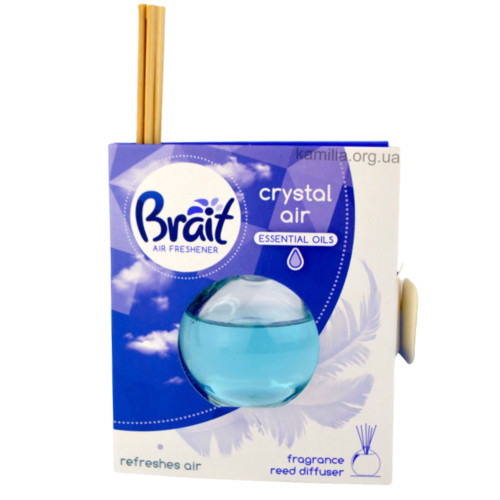 Oсвіжувач повітря з деревяними палочками Brait Crystal Air 40 мл.