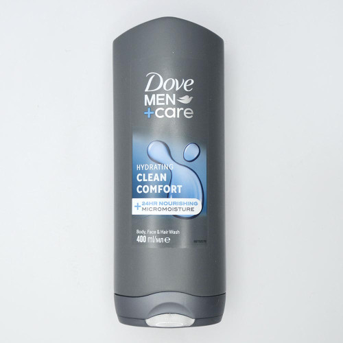 Чоловічий шампунь та гель для душу Dove 2в1 400мл Чистота та комфорт