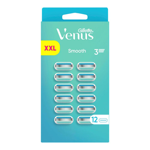 Картрідж для гоління Gillette Venus 3 леза 12шт Смут