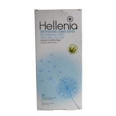 Воскові смужки для тіла та ніг Hellenia 20шт+4 вологі серветки Алоє Вера 