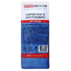 Серветки з мікрофібри PRO Service Optimum 30х30 10 шт.