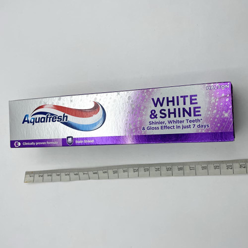 Зубна паста Aquafresh 75мл Видимий ефект